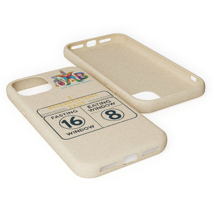 'I Intermittent Fast_16-8'_Plastic Free Biodegradable Phone Case (MHB Edition)