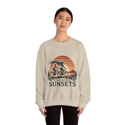 Chasing Sunsets Couples' Sweatshirt - My Higher Being