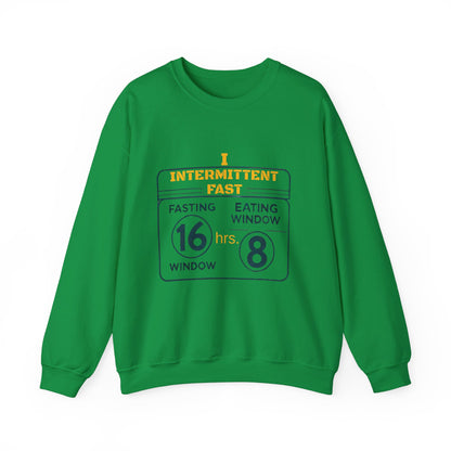 I Intermittent Fast Sweatshirt_16-8 - My Higher Being