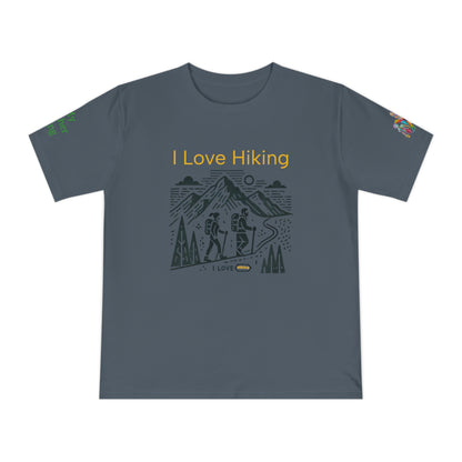 'I Love Hiking' (MHB EDITION)_100% Organic Cotton Unisex T-Shirt