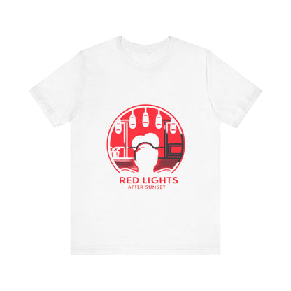 Red Lights After Sunset Man's Tee - My Higher Being