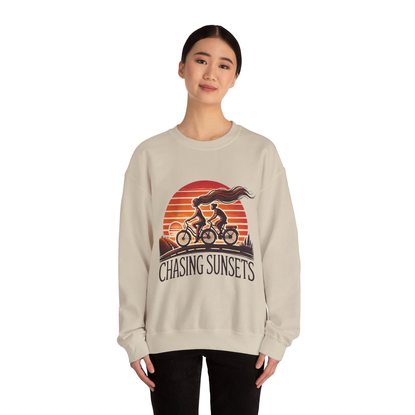 Chasing Sunsets Couples' Sweatshirt