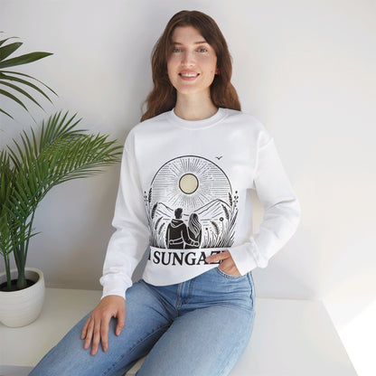 I Sungaze Couples' Sweatshirt - My Higher Being