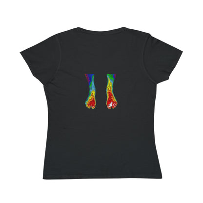 'I Love Grounding'_100% Organic Women's Classic T-Shirt - My Higher Being