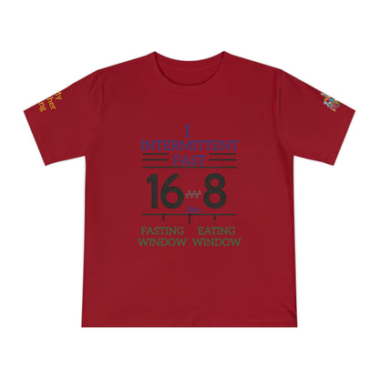 'I Intermittent Fast_16 - 8' (MHB EDITION)_100% Organic Cotton Jersey T-Shirt - My Higher Being