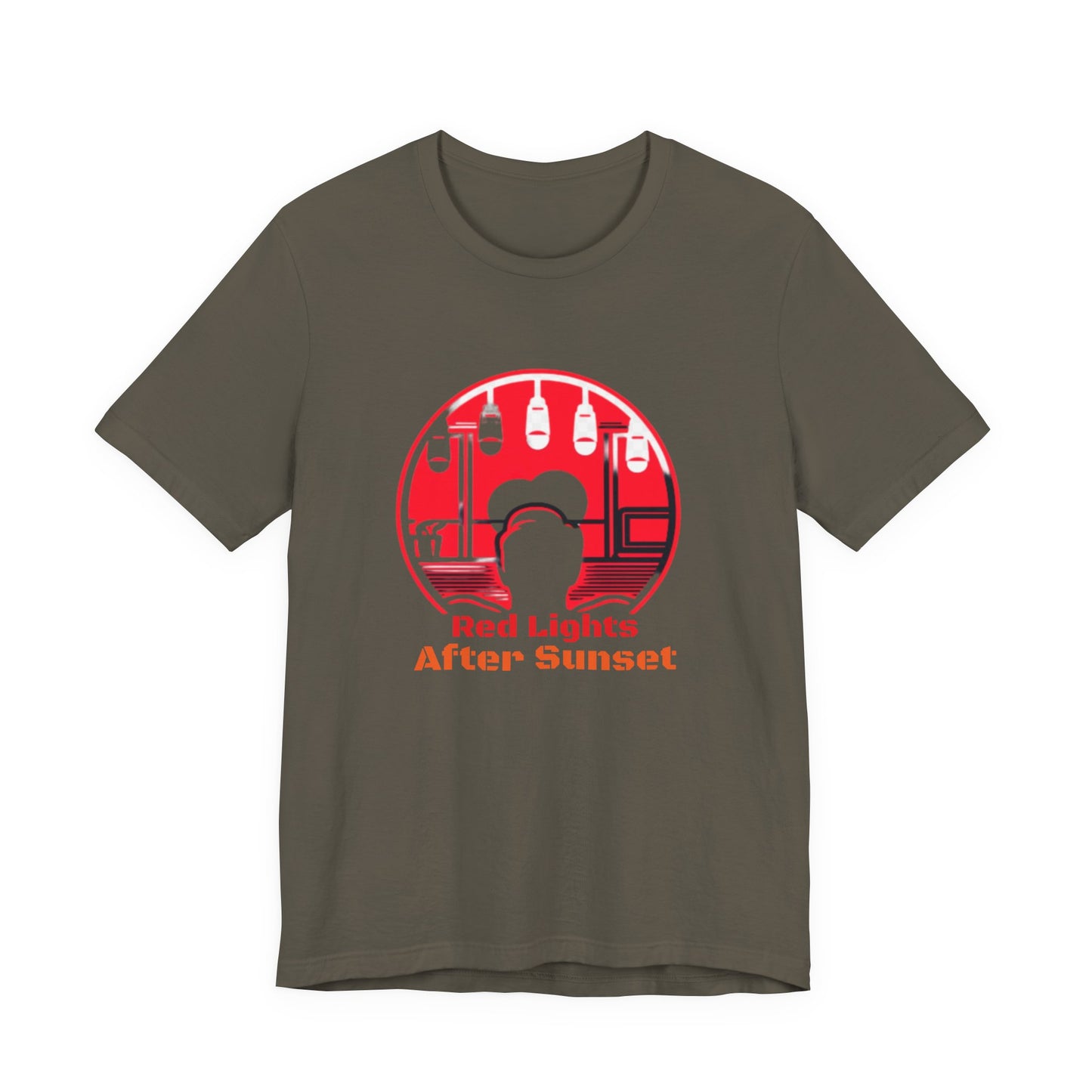 Red Lights After Sunset Man's Tee