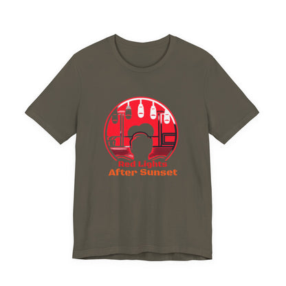 Red Lights After Sunset Man's Tee