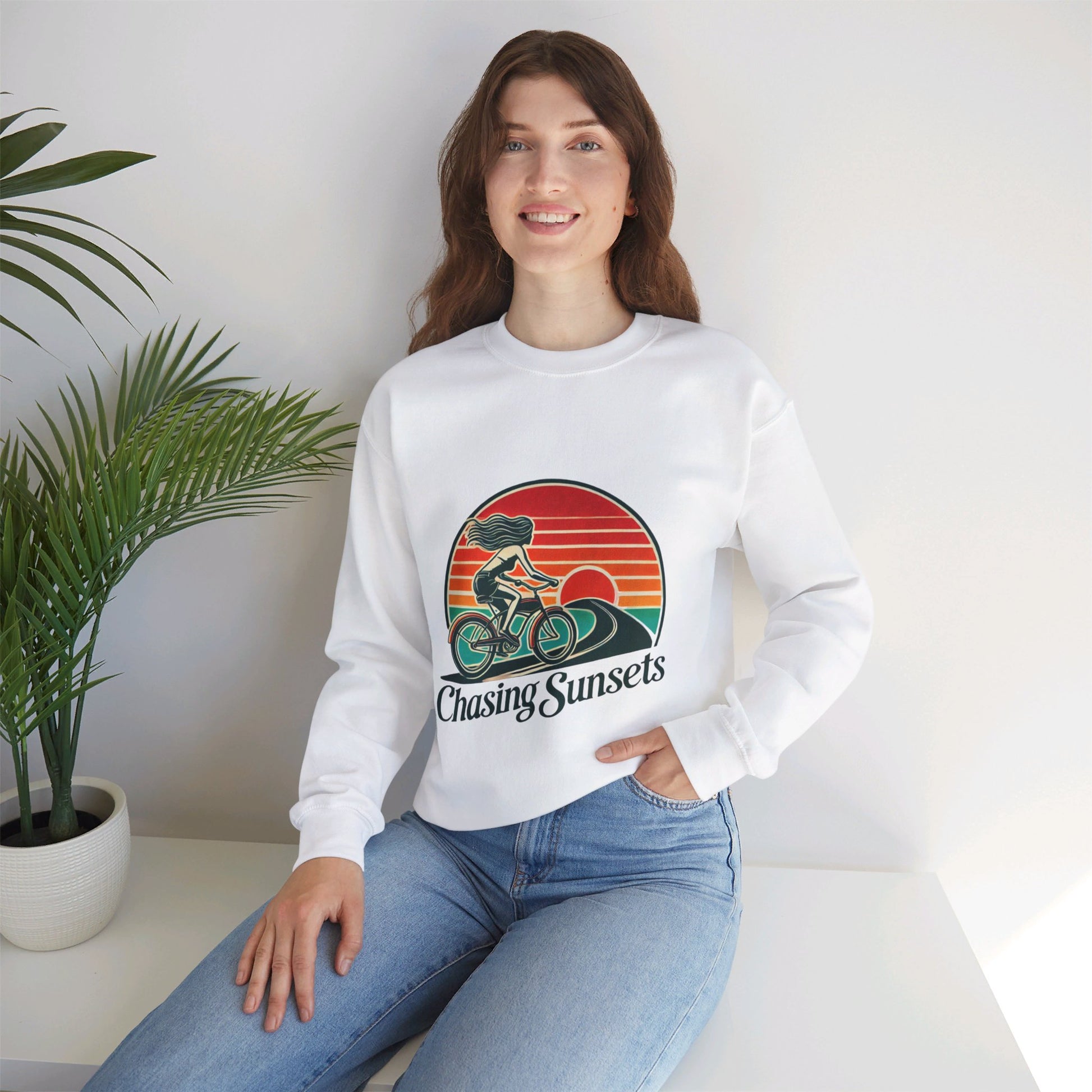 Chasing Sunsets Woman's Sweatshirt - My Higher Being