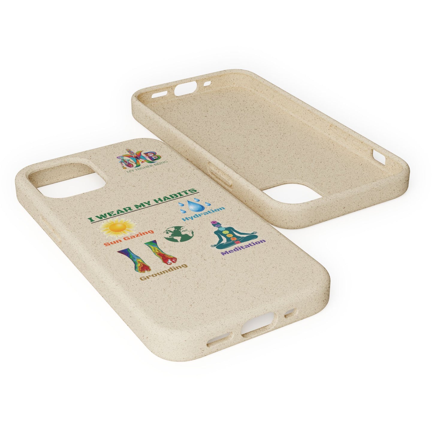 I Wear My Habits — Plastic Free Biodegradable Phone Case