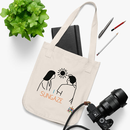 'I Sungaze'_100% Organic Cotton Canvas Tote Bag