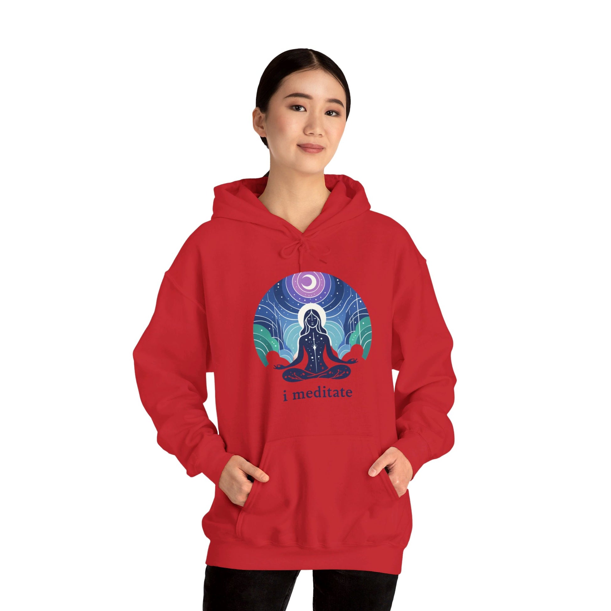 I Meditate Woman's Hoodie - My Higher Being