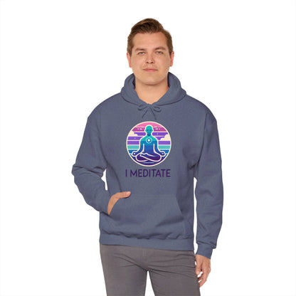 I Meditate Man's Sweatshirt - My Higher Being