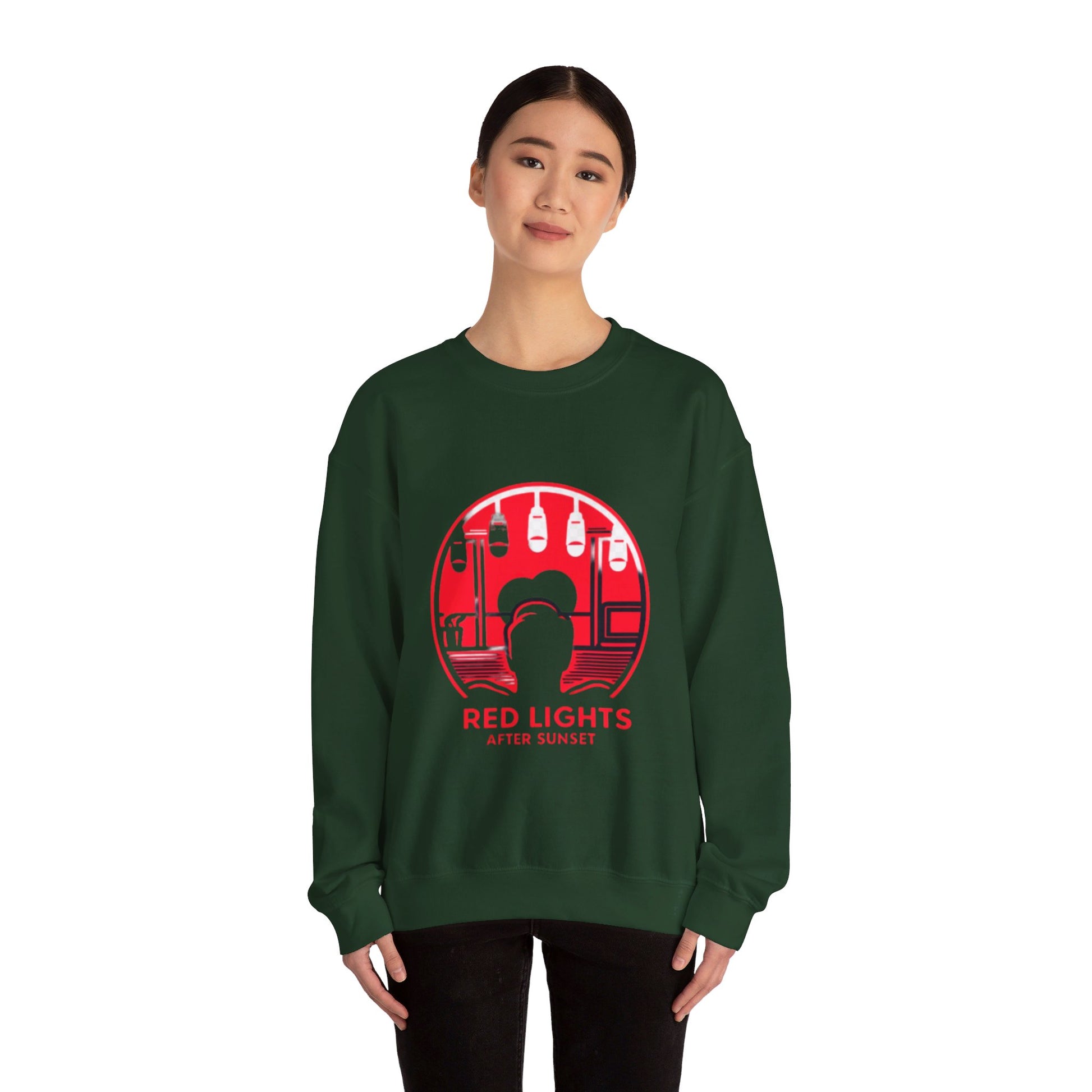 Red Lights After Sunset Man's Sweatshirt - My Higher Being