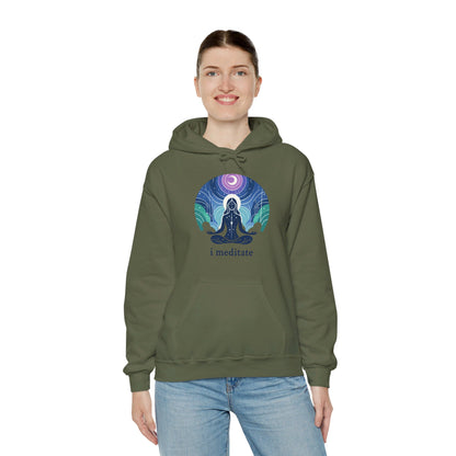 I Meditate Woman's Hoodie - My Higher Being