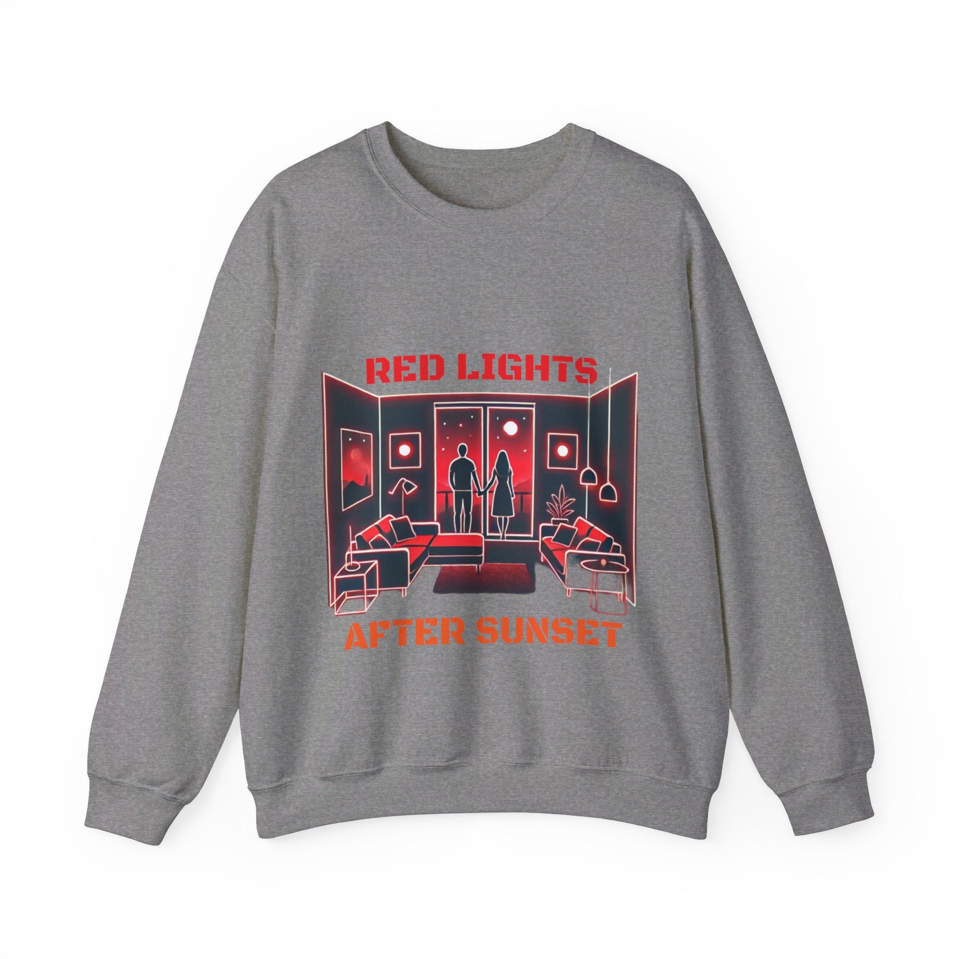 Red Lights After Sunset Sweatshirt - My Higher Being