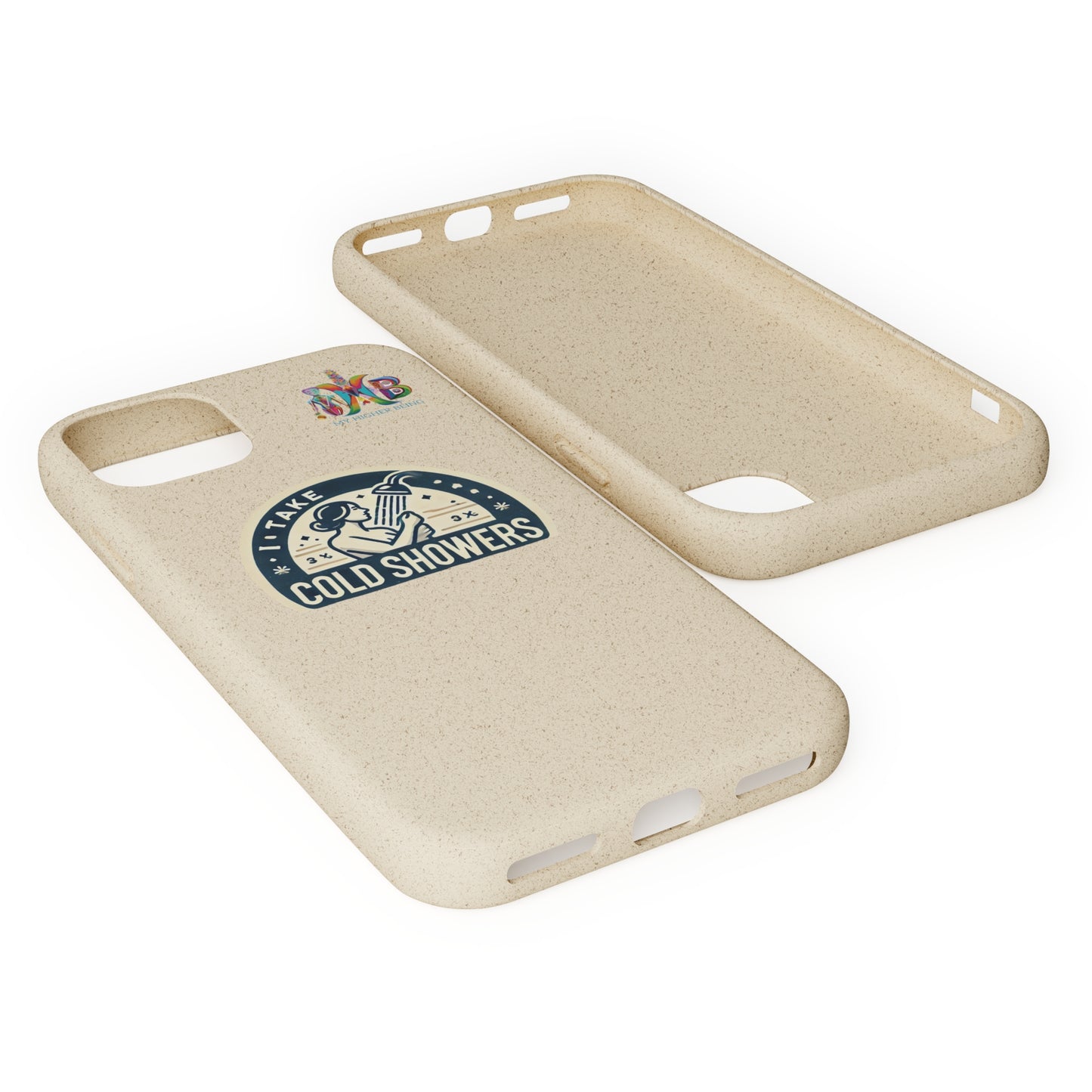 'I Take Cold Showers'_Plastic Free Biodegradable Phone Case (MHB Edition)