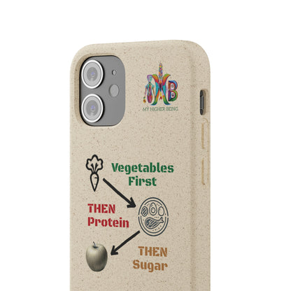 Vegetables First — Plastic Free Biodegradable Phone Case
