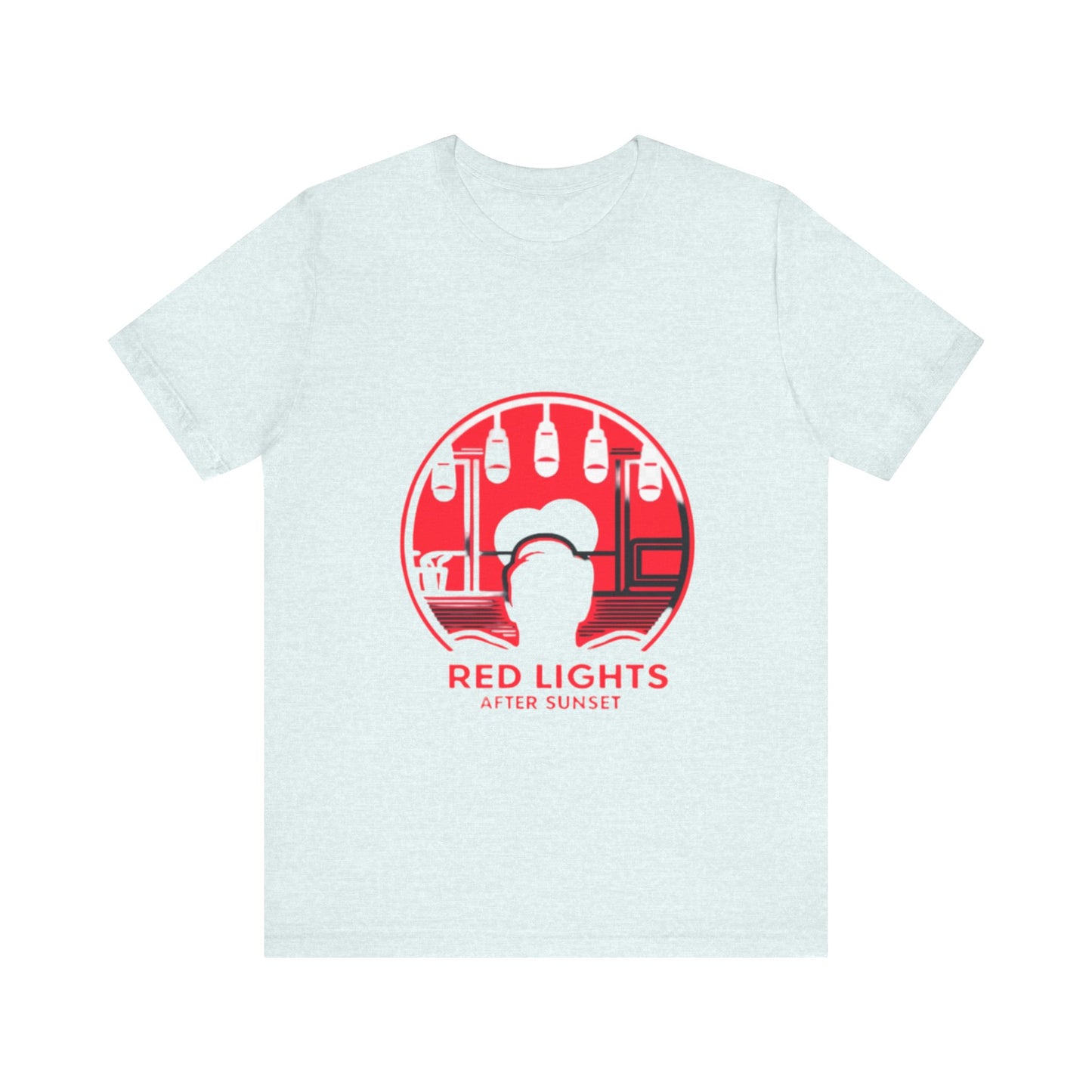 Red Lights After Sunset Man's Tee - My Higher Being