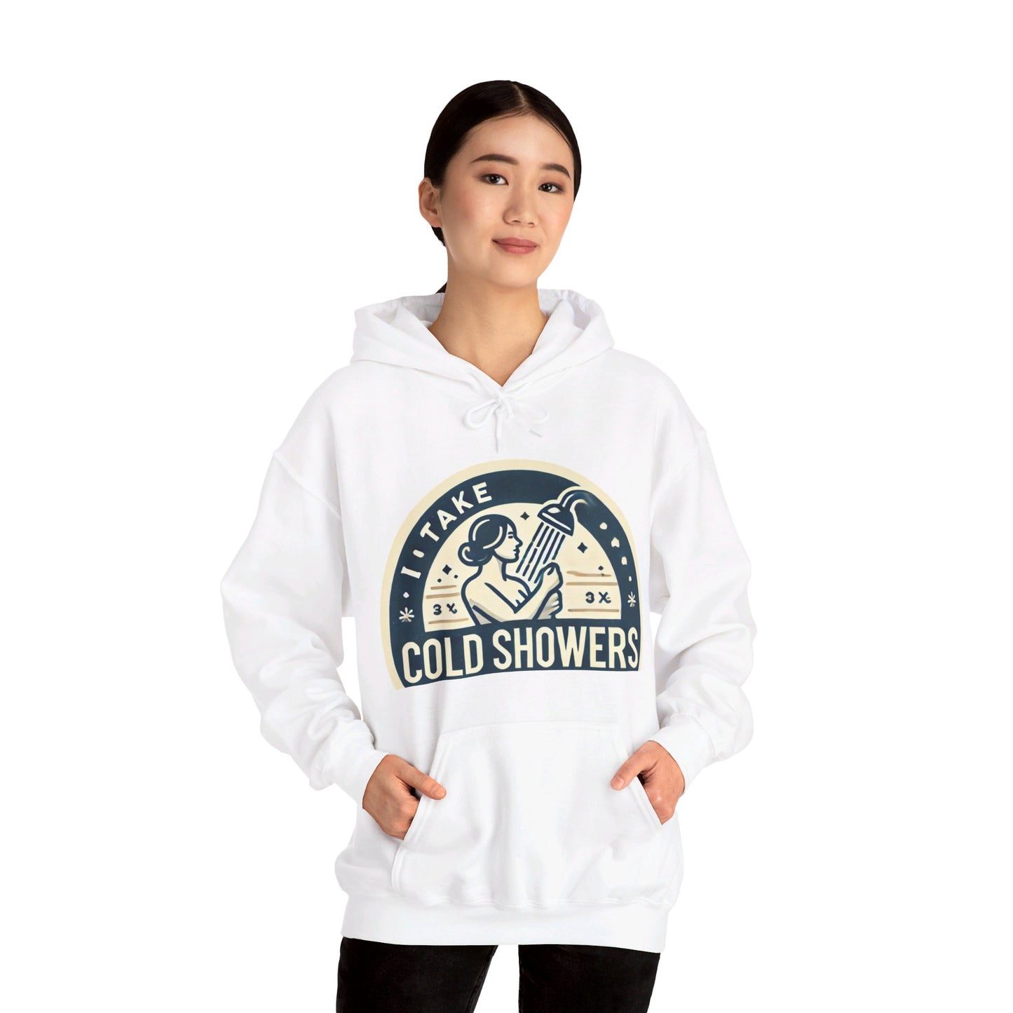 I Take Cold Showers Woman's Hoodie - My Higher Being