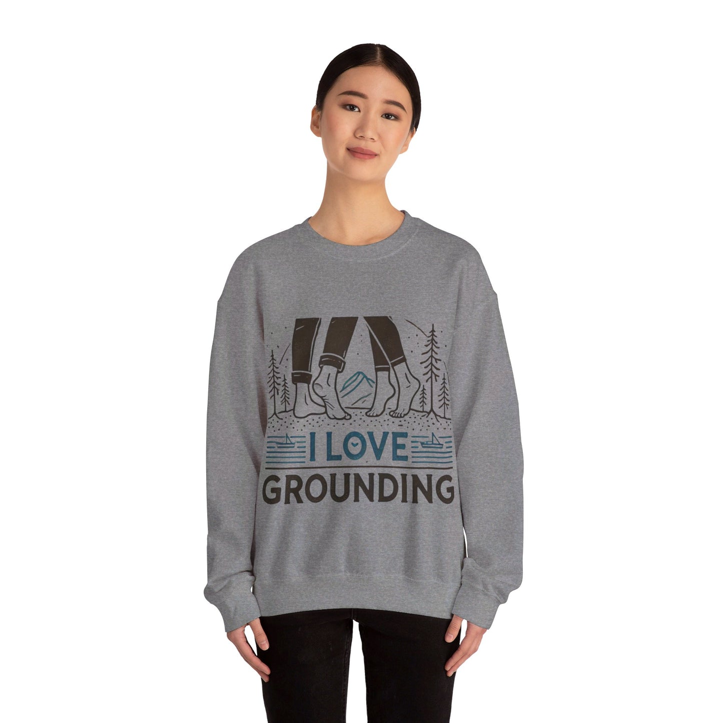 I Love Grounding Couples' Sweatshirt - My Higher Being