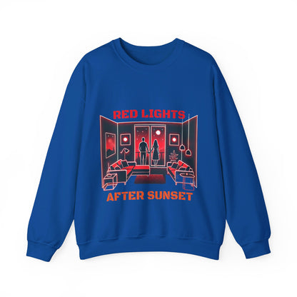 Red Lights After Sunset Sweatshirt - My Higher Being