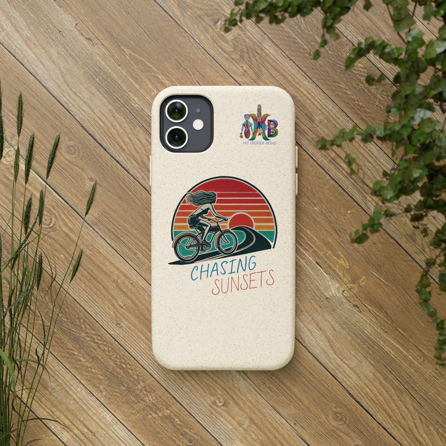 'Chasing Sunsets'_Plastic Free Biodegradable Phone Case (MHB Edition) - My Higher Being