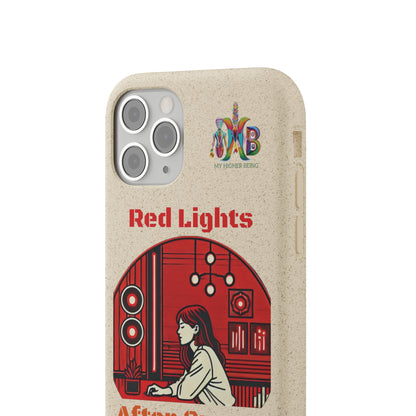 'Red Lights After Sunset'_Plastic Free Biodegradable Phone Case (MHB Edition) - My Higher Being