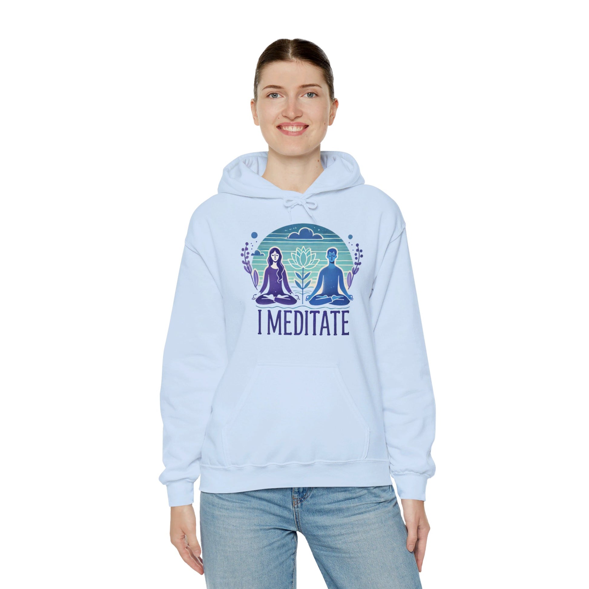 I Meditate Couples' Hoodie - My Higher Being