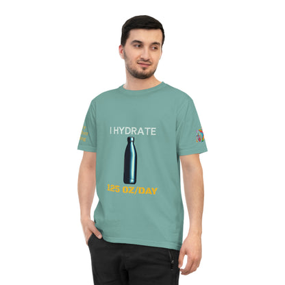 'I Hydrate 125 OZ/DAY' (MHB EDITION)_100% Organic Cotton T-Shirt