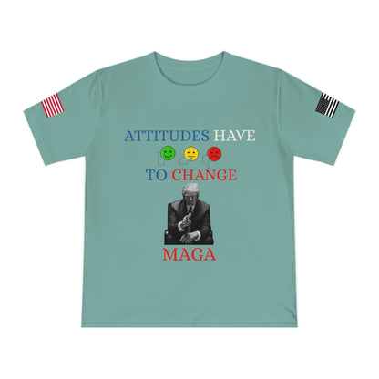 Trump’s Call for Change Tee: Advocating New Attitudes for Peace _100% Organic Cotton
