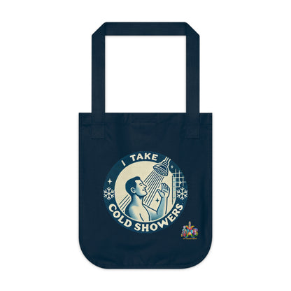 'I Take Cold Showers'_100% Organic Cotton Canvas Tote Bag