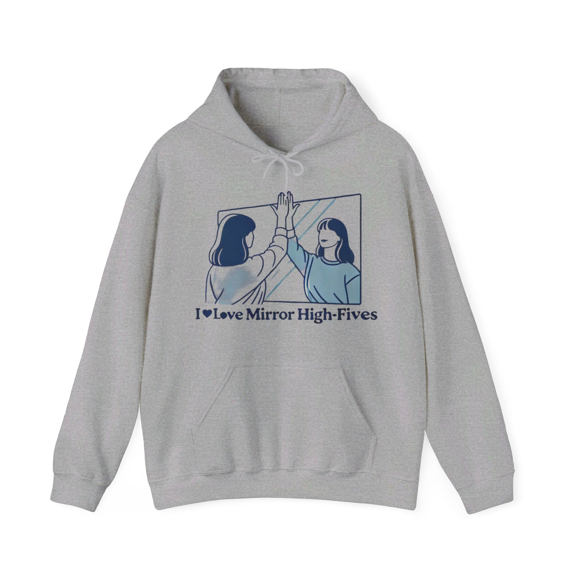 I Love Mirror High Fives Woman's Hoodie - My Higher Being