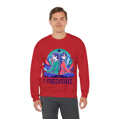 I Meditate Couples' Sweatshirt - My Higher Being