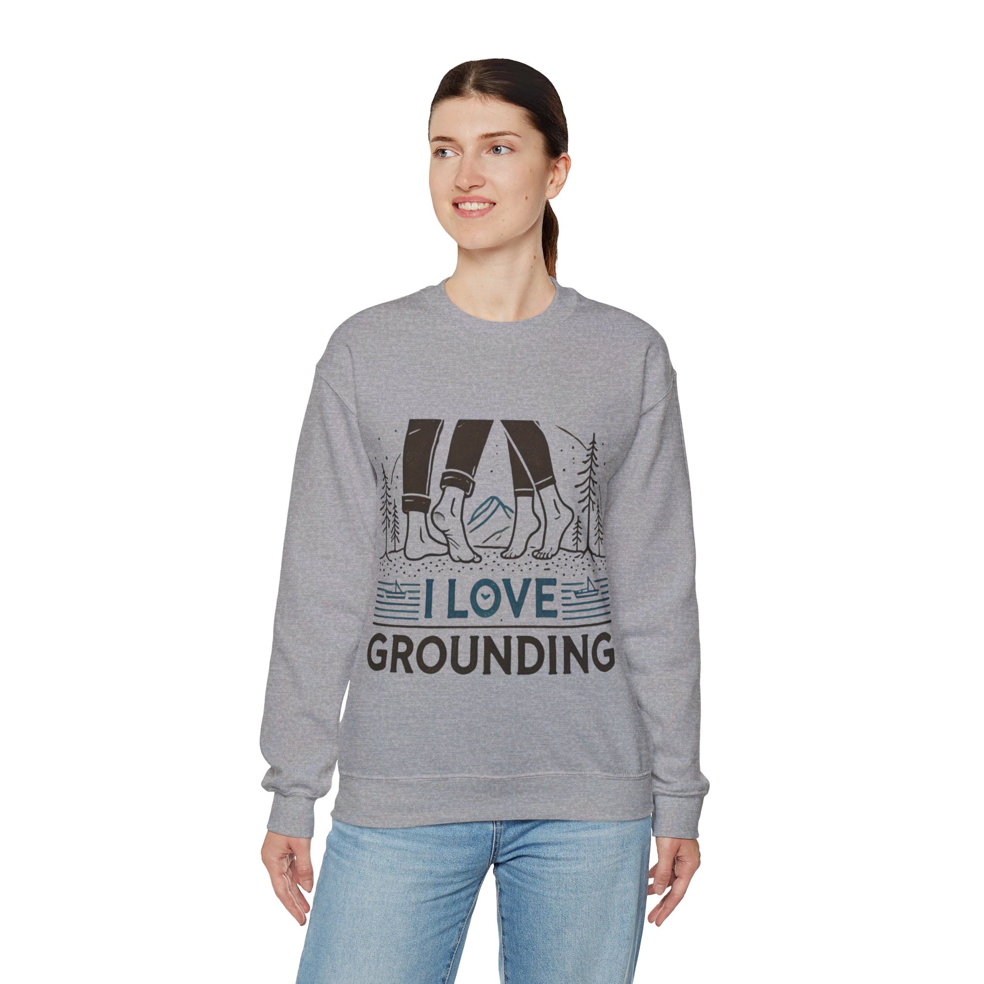 I Love Grounding Couples' Sweatshirt - My Higher Being