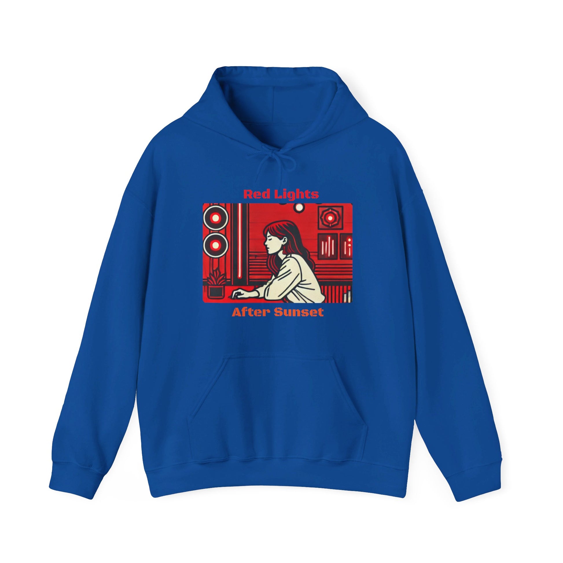 Red Lights After Sunset Woman's Hoodie - My Higher Being