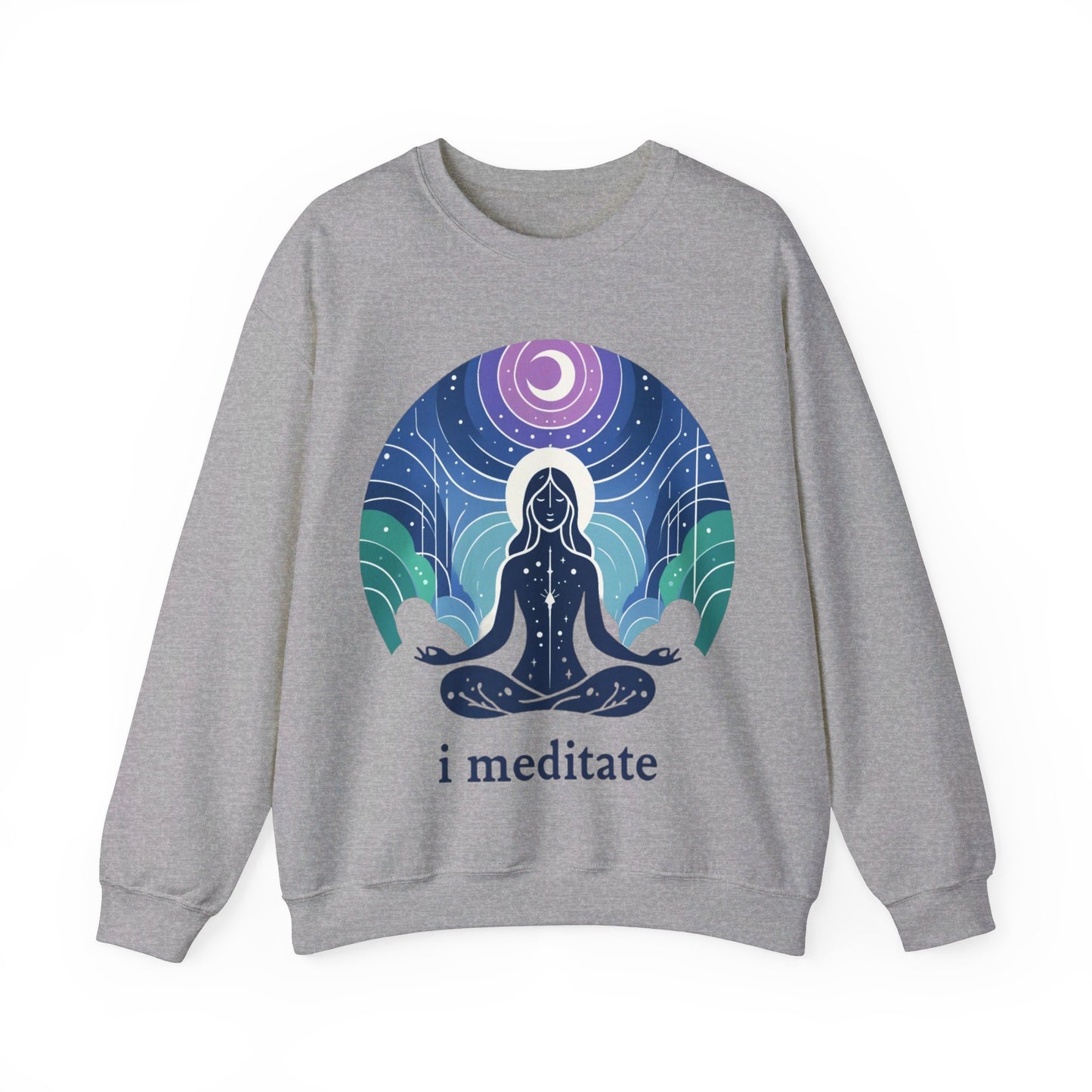 I Meditate Woman's Sweatshirt - My Higher Being