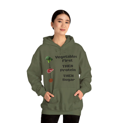 Vegetables First Hoodie - My Higher Being