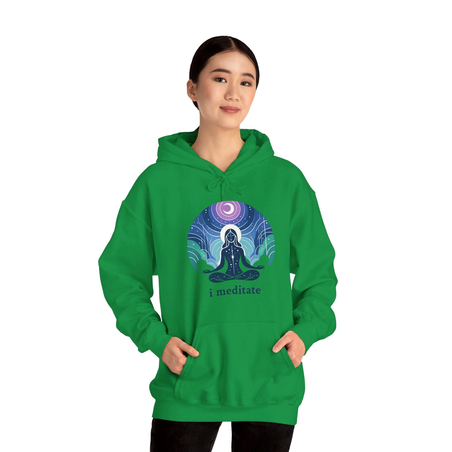 I Meditate Woman's Hoodie - My Higher Being