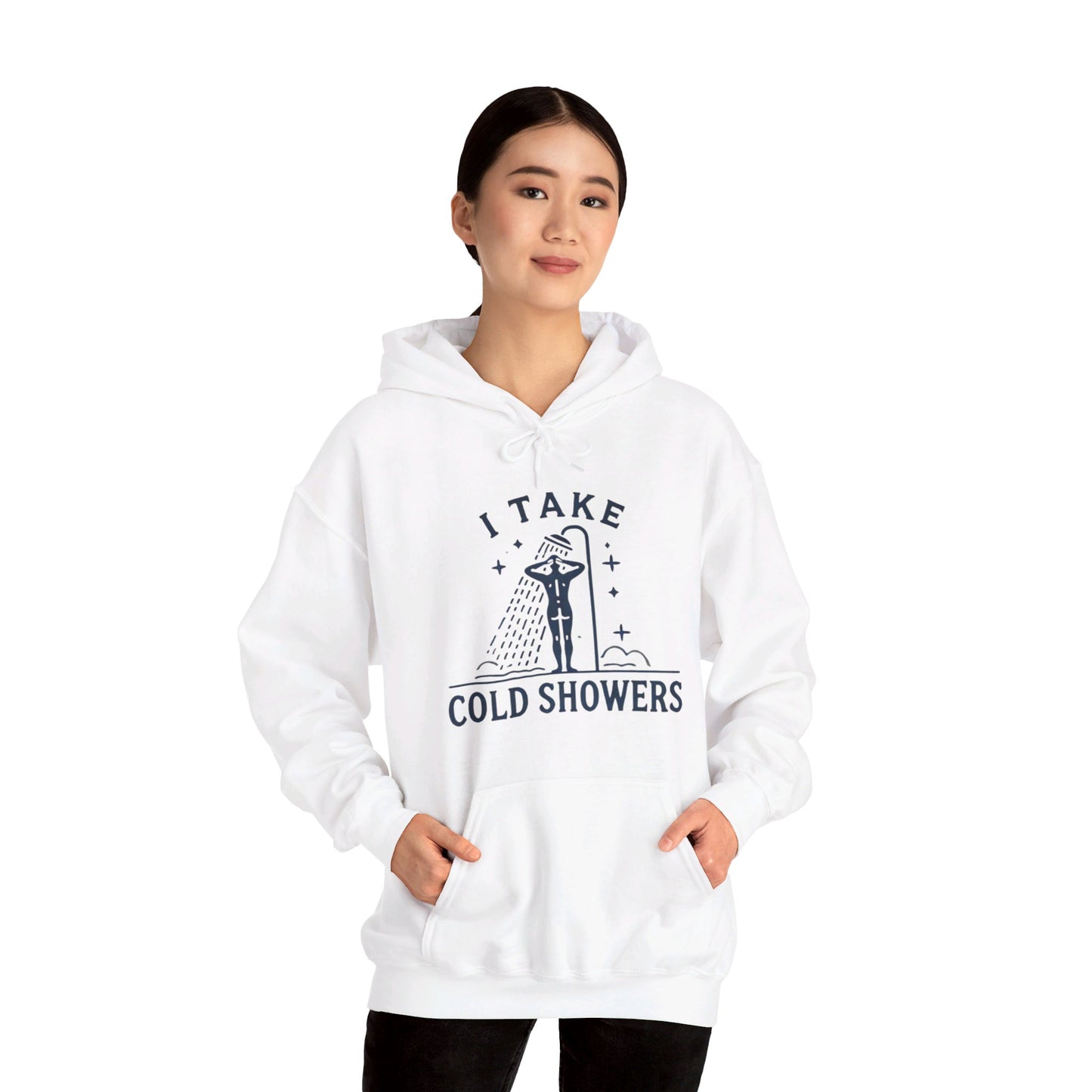 I Take Cold Showers Woman's Hoodie - My Higher Being