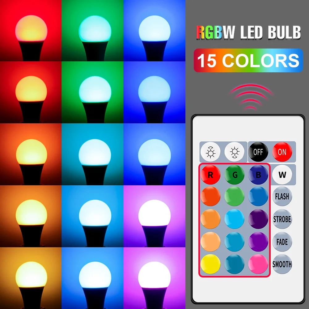 RGBW Smart LED Bulb - Dimmable, Color-Changing Light - My Higher Being