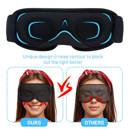 Sleep Mask with Light Blocking Technology - Breathable - My Higher Being