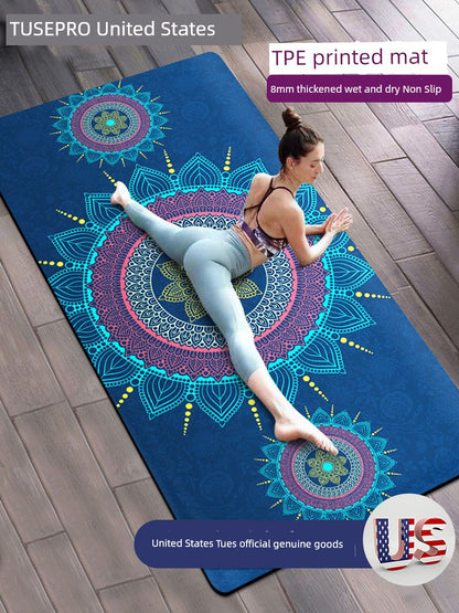 Yoga Mat with Geometric Patterns - My Higher Being