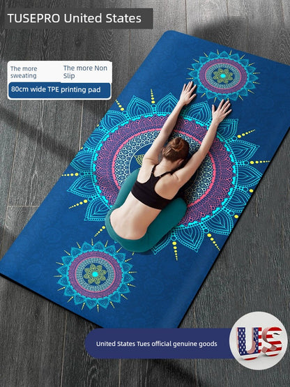 Yoga Mat with Geometric Patterns - My Higher Being