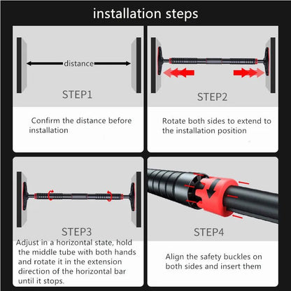 Adjustable Door Frame Pull Up & Sit Up Bar - My Higher Being