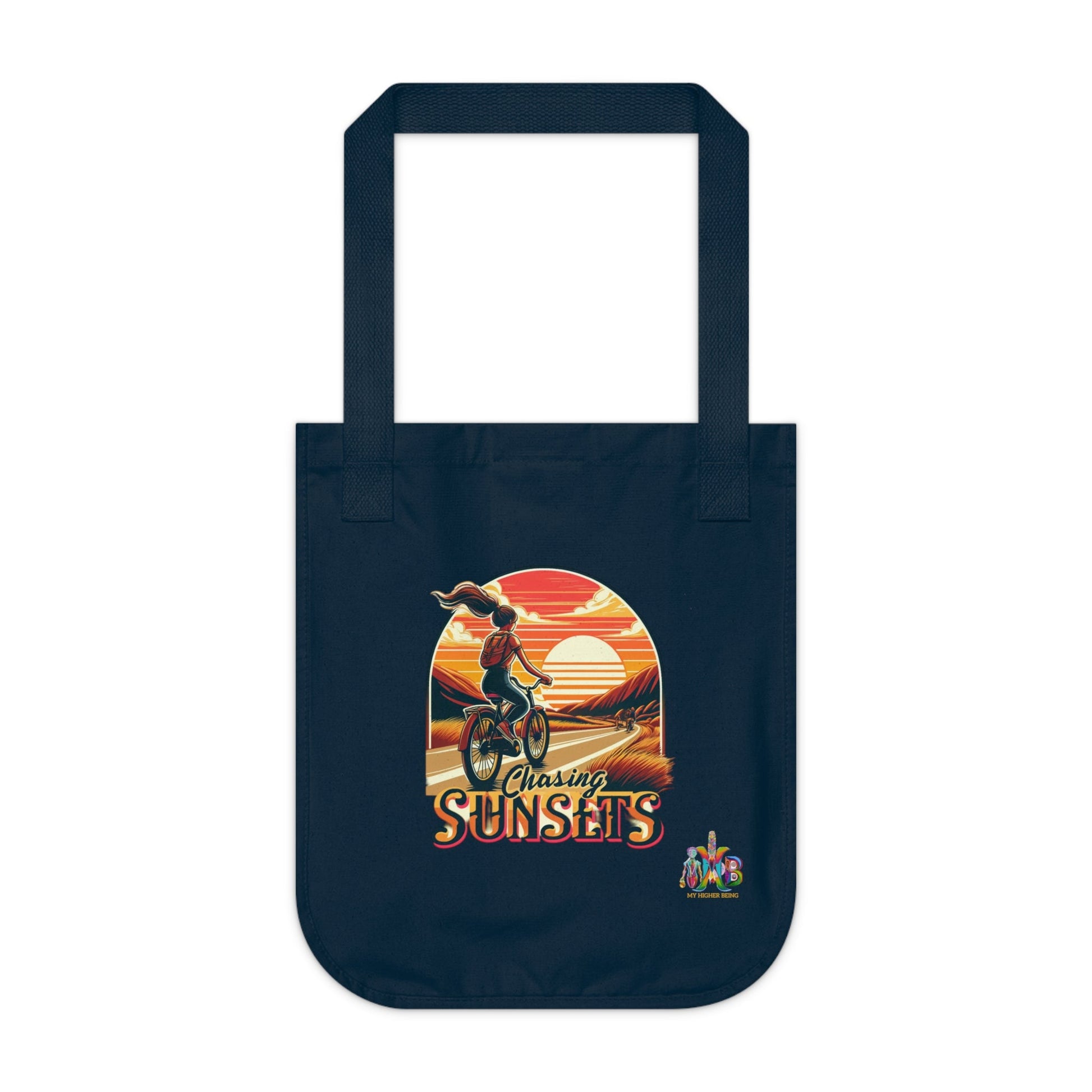 'Chasing Sunsets'_100% Organic Cotton Canvas Tote Bag - My Higher Being