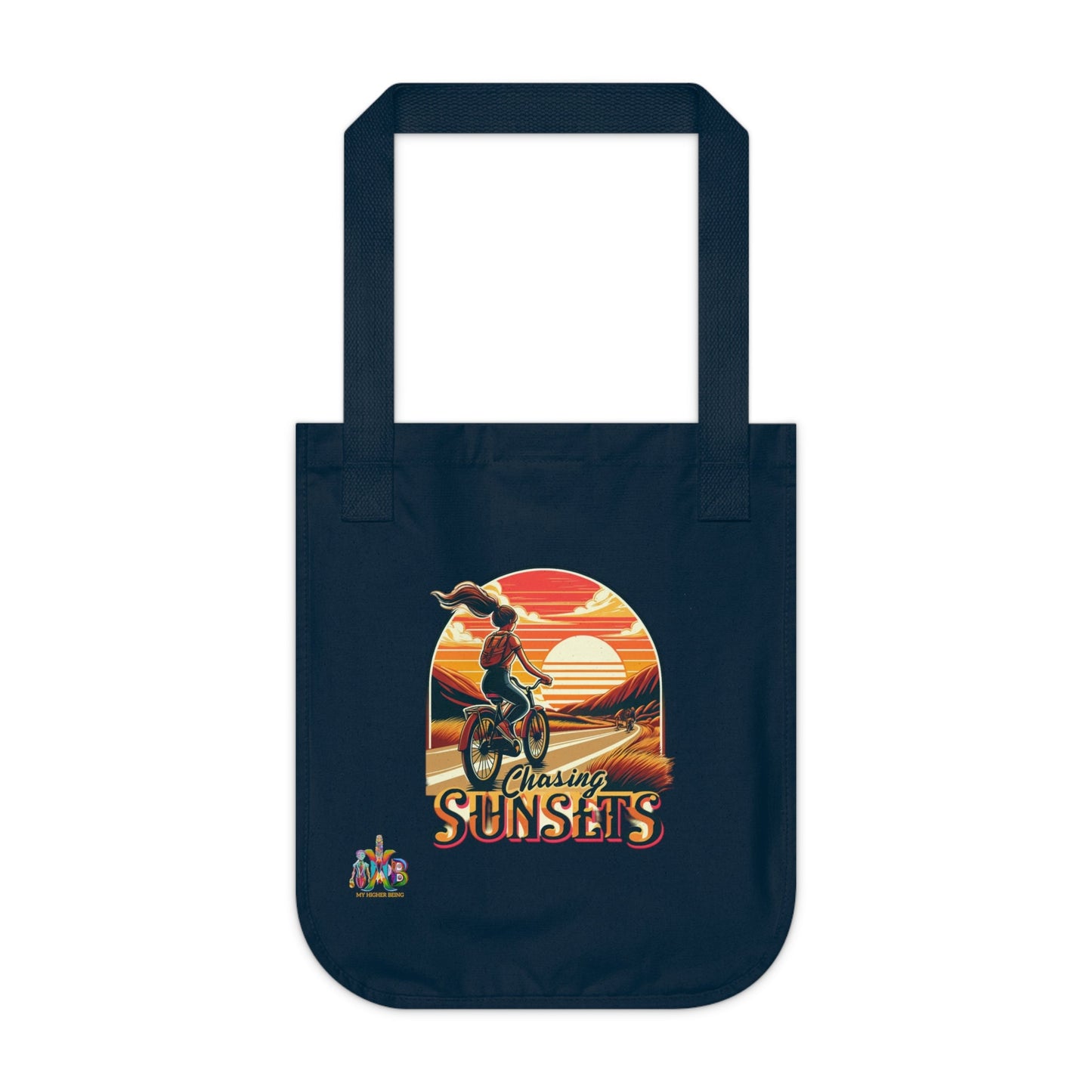 'Chasing Sunsets'_100% Organic Cotton Canvas Tote Bag - My Higher Being