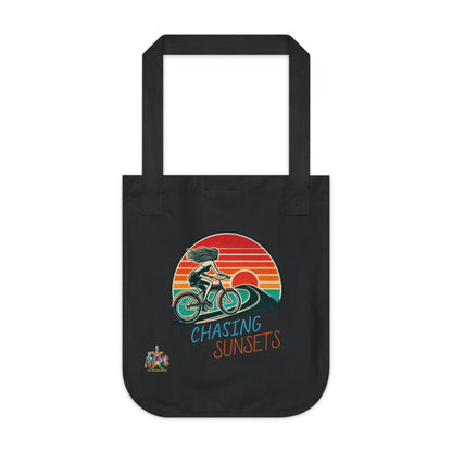 'Chasing Sunsets'_100% Organic Cotton Canvas Tote Bag - My Higher Being