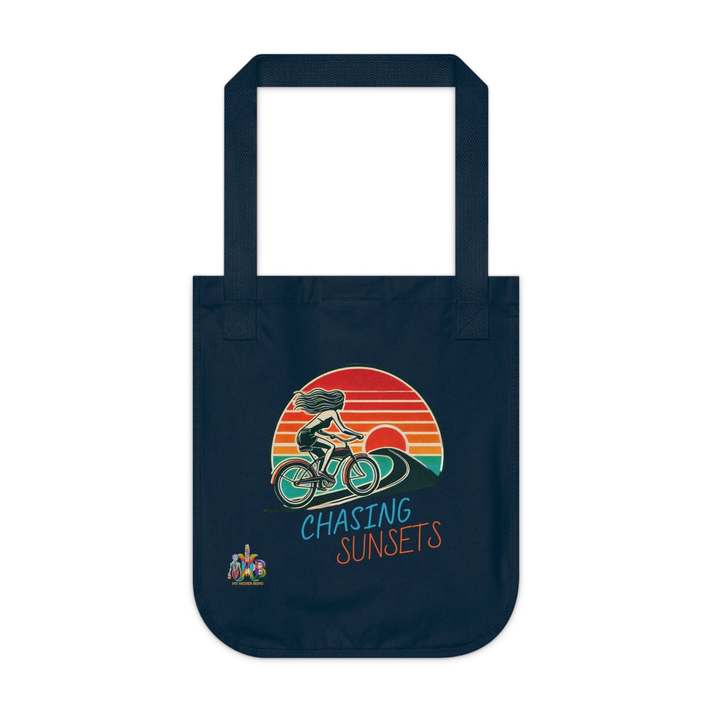 'Chasing Sunsets'_100% Organic Cotton Canvas Tote Bag - My Higher Being