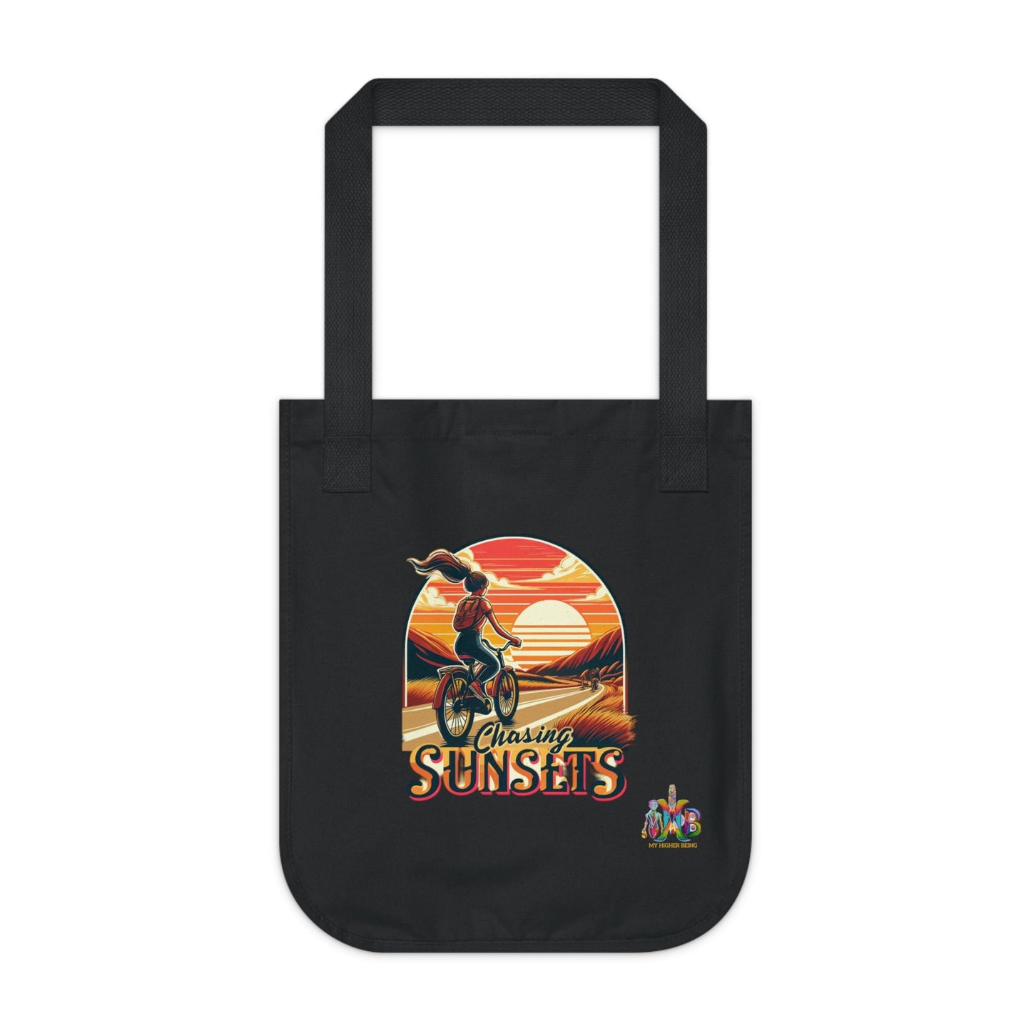 'Chasing Sunsets'_100% Organic Cotton Canvas Tote Bag - My Higher Being