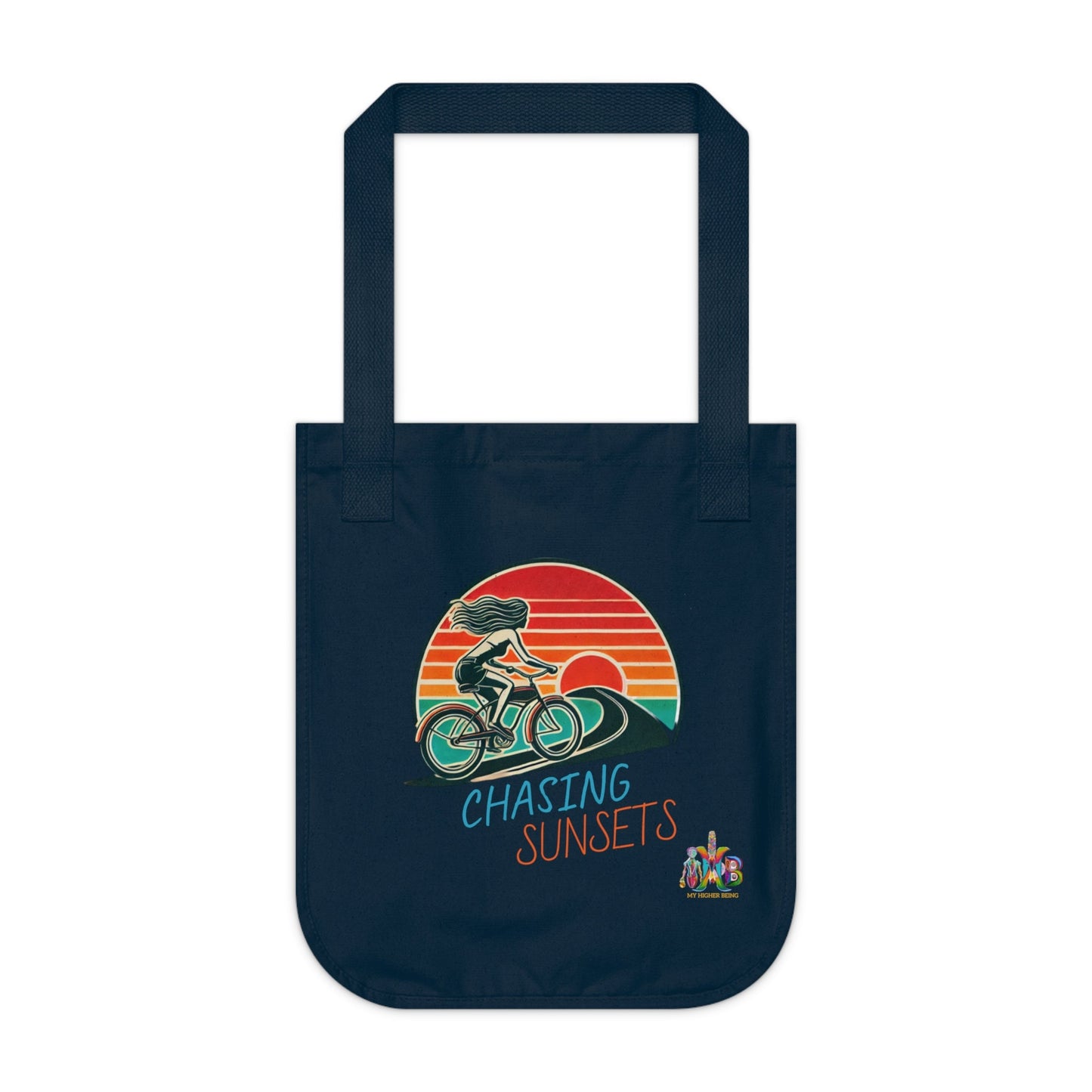 'Chasing Sunsets'_100% Organic Cotton Canvas Tote Bag - My Higher Being